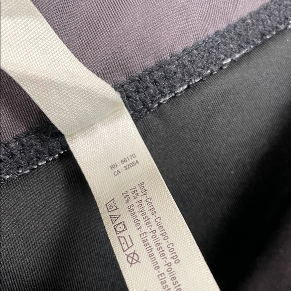 Free People Movement Black Yoga Leggings with Multicolor Stripes Women's M - Picture 7 of 8